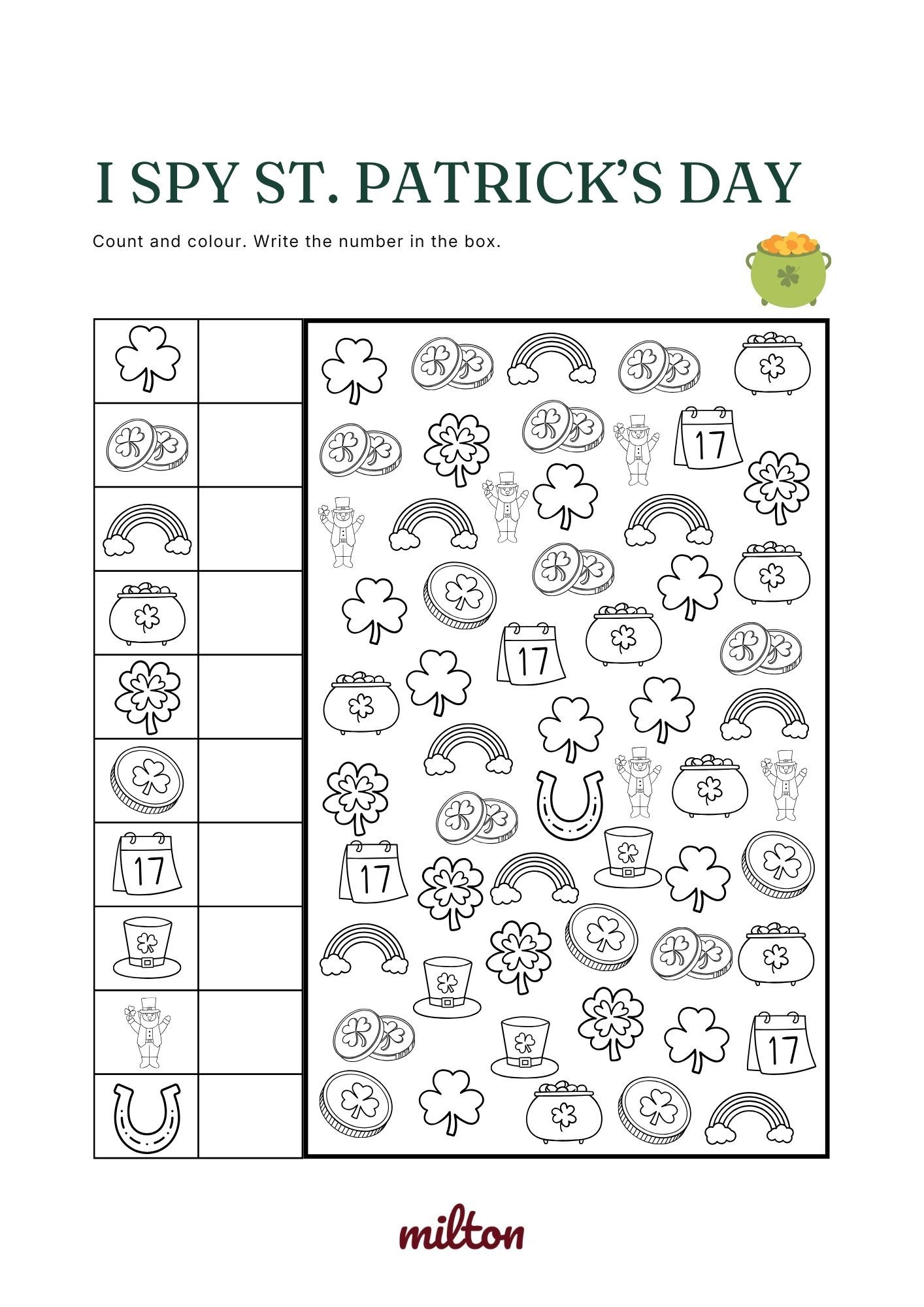 I Spy St Patrick's Day Worksheet_Infantil (1)